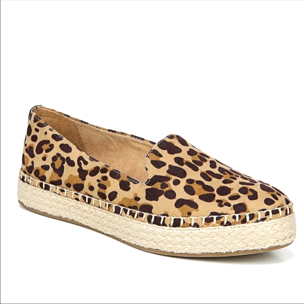 Dr. Scholl’s Find me Leopard Espadrille Loafer NWT